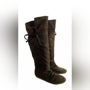 Report Women's Sydney Knee-High Boot , Brown, Size US 10